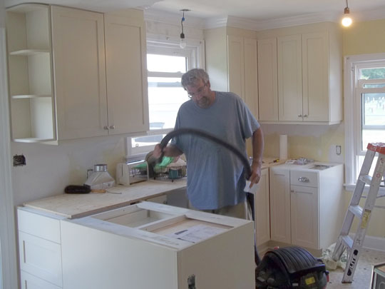 Major kitchen renovation in older home